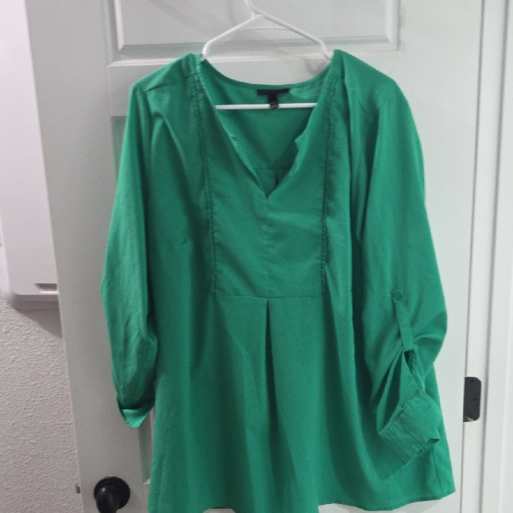Lane Bryant Emerald Top